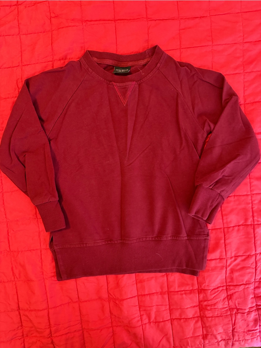 Little Bipsy Kids Cranberry Crewneck Sweatshirt